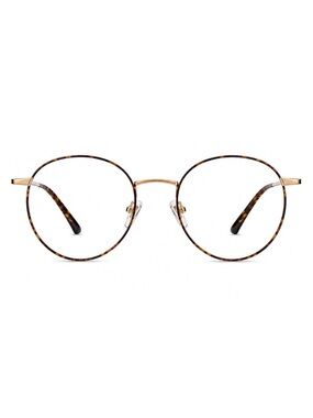 FIRMOO UNISEX RETRO GOLD TORTOISE FRAME YSL1230 50-20-138 - BRAND NEW